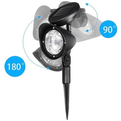 LAMPA SOLARNA REFLEKTOR 3 LED WBIJANY