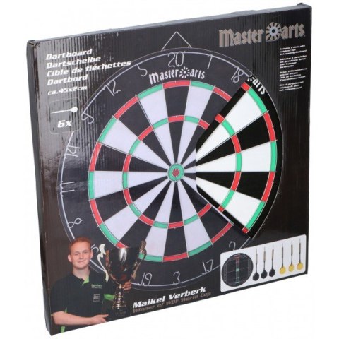 Master Darts Dart Kartonowy 2w1 45 cm + 6 Rzutek Master Darts