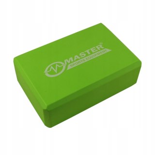 Master Kostka Klocek do Jogi MASTER Green 23 x 15 x 7,5 cm