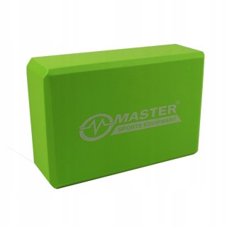 Master Kostka Klocek do Jogi MASTER Green 23 x 15 x 7,5 cm