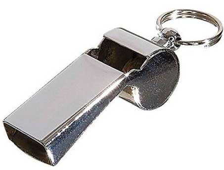 SPARTAN GmbH Gwizdek Metalowy Spartan Brelok