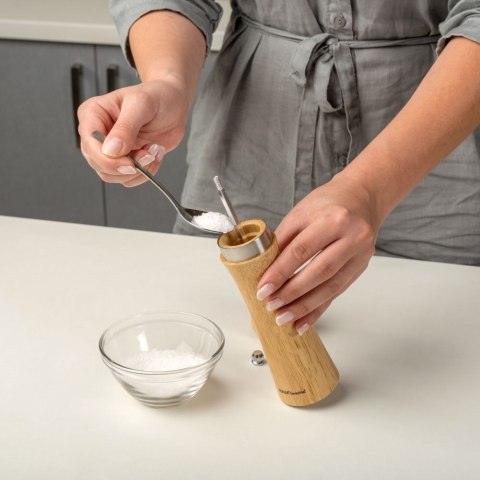 VLACHOS BROS S.A IMPORTS (NAVA),Valantis Vlachos Bambusowy Młynek do Mielenia Pieprzu Soli NAVA 21 cm