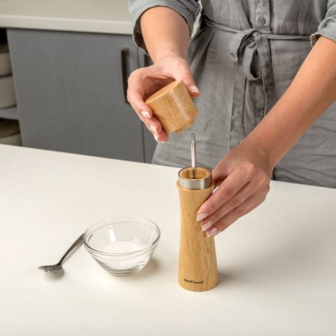 VLACHOS BROS S.A IMPORTS (NAVA),Valantis Vlachos Bambusowy Młynek do Mielenia Pieprzu Soli NAVA 21 cm