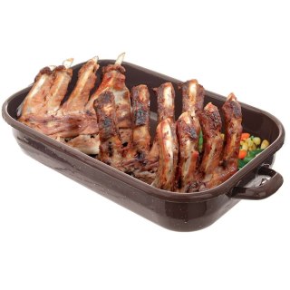 Grupa Orion Sp. z o.o. Brytfanna Emaliowana Prostokątna Brown 2,2 L, 34x18,5x6,5 cm