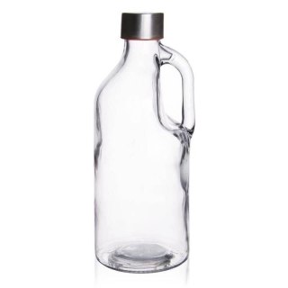 Grupa Orion Sp. z o.o. Butelka na Wodę ORION Szklana 1,15 L w Stylu Retro z Uchwytem
