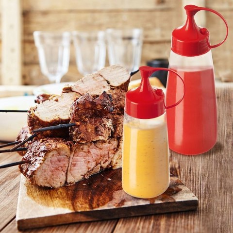 Grupa Orion Sp. z o.o. Butelka Dozownik ORION 340 ml do Sosów i Lukru z Miękkimi Ściankami