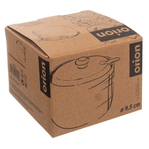 Grupa Orion Sp. z o.o. Cukierniczka Cukiernica z Pokrywką Łyżeczką Porcelanowa Biała ORION 10 cm