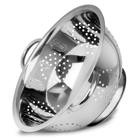 Grupa Orion Sp. z o.o. Cedzak Kuchenny Stalowy ORION 24 cm Miska z Uchwytami na Makaron i Warzywa