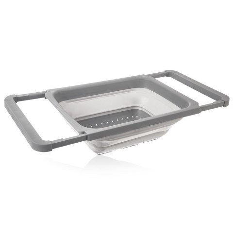 Grupa Orion Sp. z o.o. Cedzak Silikonowy Składany ORION 39 x 26,5 cm Do Zlewu 5,5 L z Uchwytami