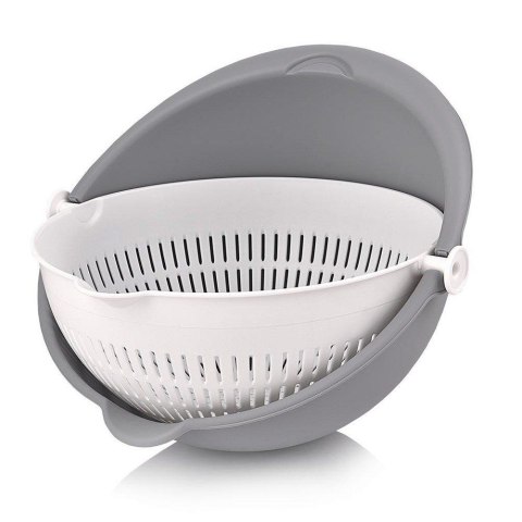 Grupa Orion Sp. z o.o. Miska z Obrotowym Cedzakiem ORION 25 cm Bez BPA do Mycia i Odcedzania