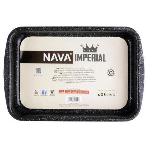 NAVA Brytfanna granitowa IMPERIAL 3 l, 36x24x5,5 cm