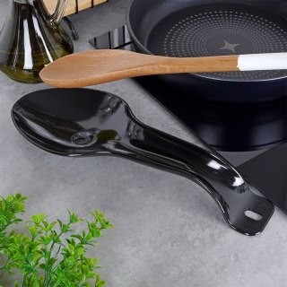 Grupa Orion Sp. z o.o. Podstawka pod Chochlę i Łyżkę Czarna 29 x 10,5 cm VILDE Ochrona Blatu