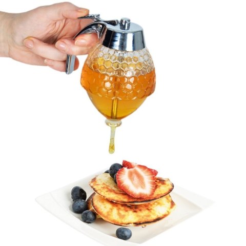 Grupa Orion Sp. z o.o. Dyspenser do Syropu Miodu Szklany Dozownik ORION 250 ml