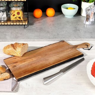 Grupa Orion Sp. z o.o. Deska Akacjowa ORION 56 x 20 cm z Uchem Serwowania Naturalne Krawędzie