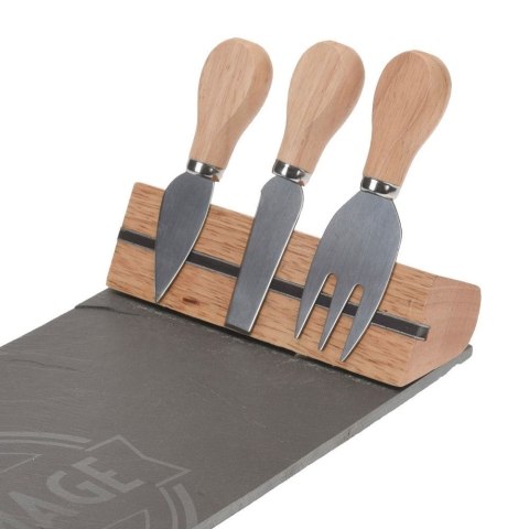 Grupa Orion Sp. z o.o. Deska do Serwowania Serów z Nożami Kamienna ORION 4 el.