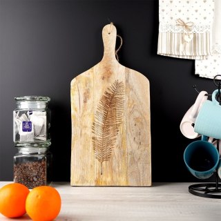 Grupa Orion Sp. z o.o. Deska do Krojenia Serwowania Przekąsek Drewniana Solidna VILDE 50,5x24,5 cm