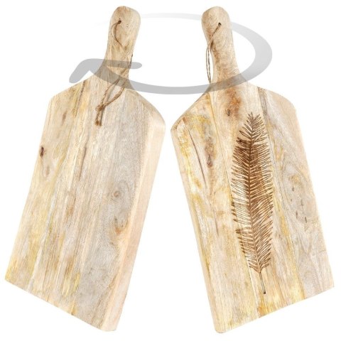 Grupa Orion Sp. z o.o. Deska do Krojenia Serwowania Przekąsek Drewniana Solidna VILDE 50,5x24,5 cm