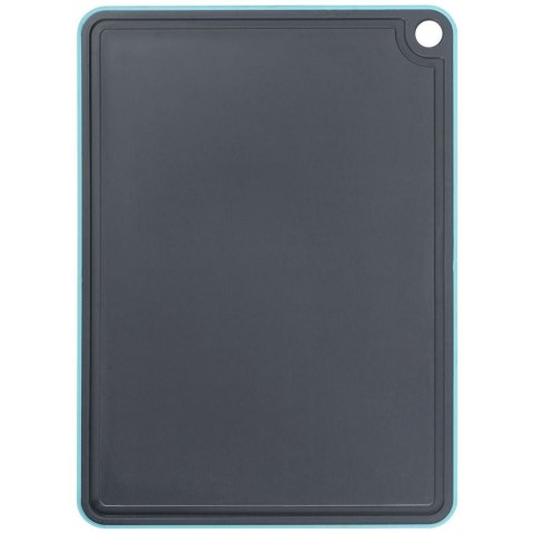 Grupa Orion Sp. z o.o. Deska do Krojenia Plastikowa Szara Uniwersalna z Rowkiem ORION 35,5 x 26 cm