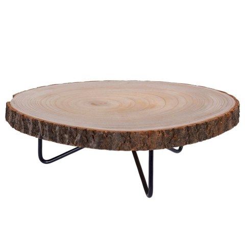 Grupa Orion Sp. z o.o. Deska do Serwowania Podawania Wędlin Serów Drewniana na Nóżkach ORION 40 cm