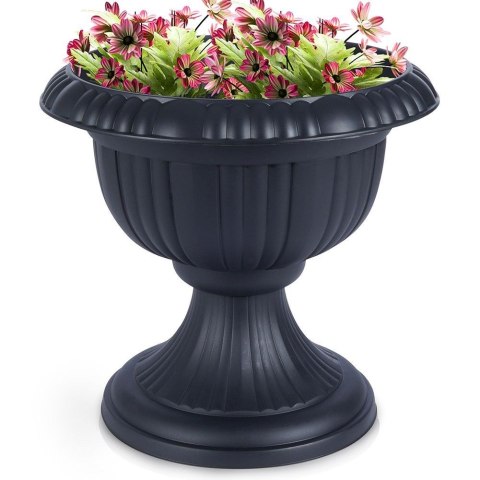 Grupa Orion Sp. z o.o. Doniczka ogrodowa szara kielich 39x36 cm