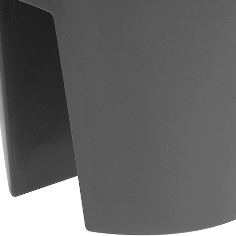 Grupa Orion Sp. z o.o. Doniczka Balkonowa Plastikowa VILDE 28 cm Czarna Zawieszana na Poręcz