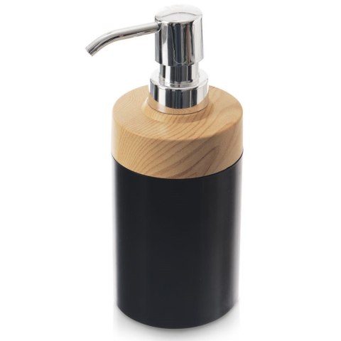 Grupa Orion Sp. z o.o. Dozownik Pojemnik Łazienkowy do Mydła w Płynie Czarny Solidny ORION 380 ml