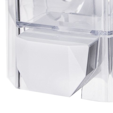 Grupa Orion Sp. z o.o. Dozownik do Mydła Ścienny ORION 430 ml Przezroczysty z Montażem do Łazienki