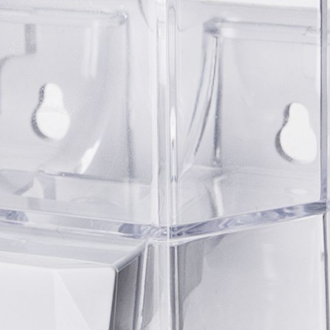 Grupa Orion Sp. z o.o. Dozownik do Mydła Ścienny ORION 430 ml Przezroczysty z Montażem do Łazienki