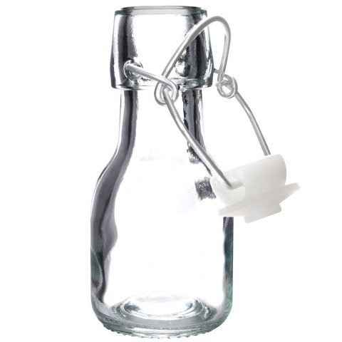 Grupa Orion Sp. z o.o. Butelka Szklana EXCELLENT HOUSEWARE 75 ml z Klipsem na Oliwę i Syropy