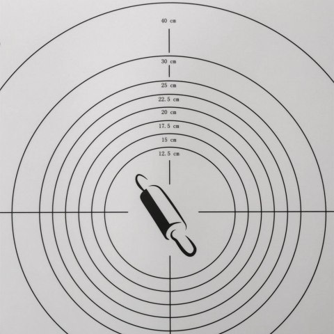Grupa Orion Sp. z o.o. Stolnica Duża z Tworzywa do Wyrabiania Ciasta z Miarką 65 x 45 cm VILDE