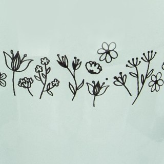 Grupa Orion Sp. z o.o. Dzbanek emaliowany do napojów retro kwiaty niebieski 2,5 l