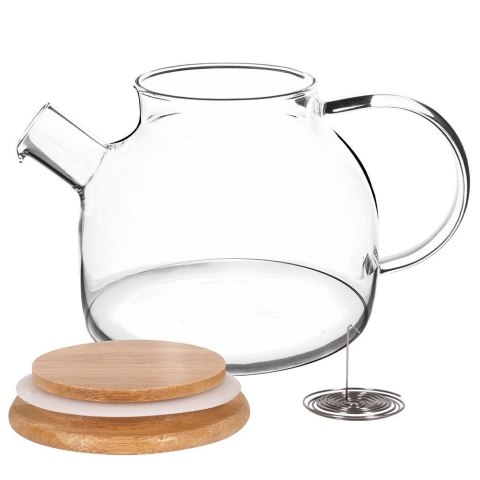 Grupa Orion Sp. z o.o. Dzbanek Dzbanuszek do Kawy Herbaty z Sitkiem Zaparzaczem Szklany ORION 1l