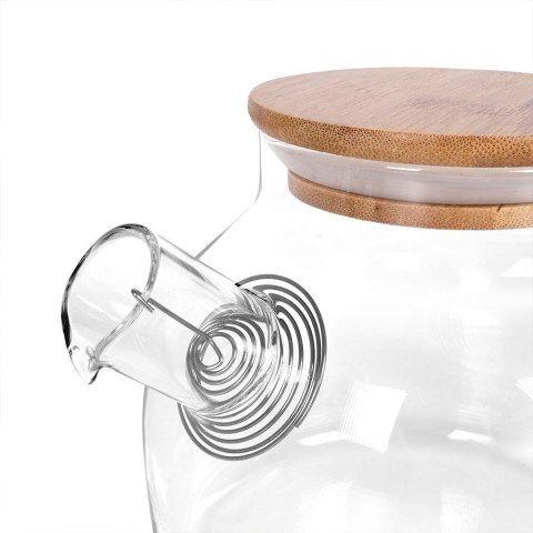 Grupa Orion Sp. z o.o. Dzbanek Dzbanuszek do Kawy Herbaty z Sitkiem Zaparzaczem Szklany ORION 1l