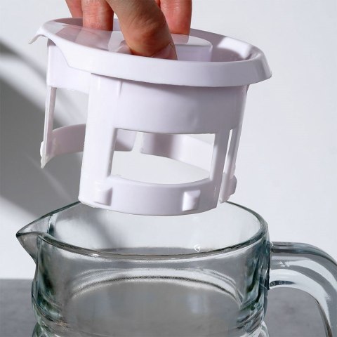 Grupa Orion Sp. z o.o. Dzbanek do Serwowania Nalewania Napojów Soków Szklany z Pokrywką VILDE 2 l