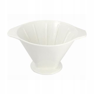 Grupa Orion Sp. z o.o. Filtr do Kawy Porcelanowy Lejek do Filtrowania Biały Drip Dripper