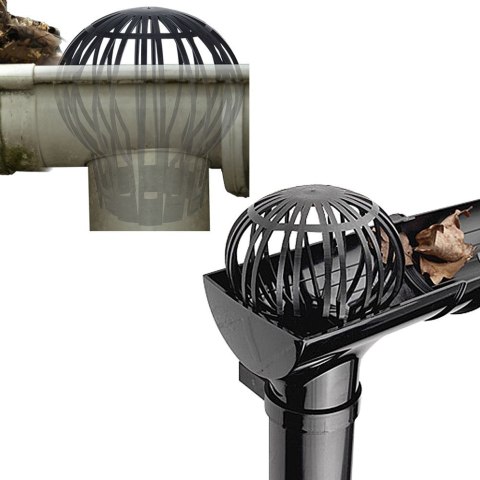 Grupa Orion Sp. z o.o. Filtr do Rynny KINZO 11 x 14,5 cm Czarny Plastik Wytrzymały 2 szt.