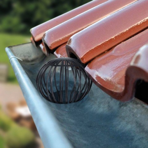 Grupa Orion Sp. z o.o. Filtr do Rynny Koszyczek PROGARDEN Czarny Plastik z Sitkiem 2 szt.