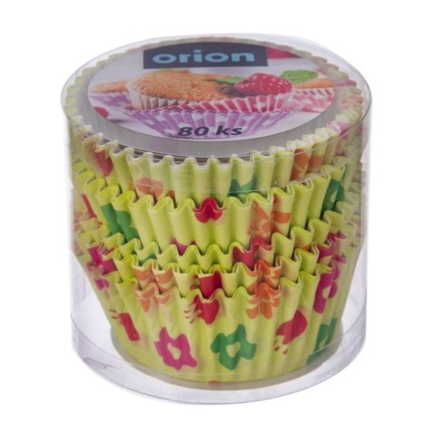 Grupa Orion Sp. z o.o. Papilotki Papierowe do Muffinek 80 szt 6 cm ORION Wytrzymałe do +220°C