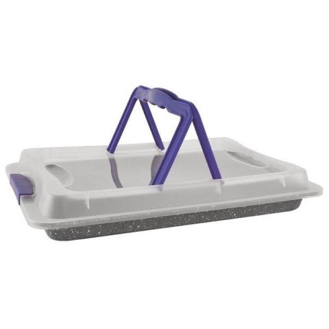 Grupa Orion Sp. z o.o. Forma do Pieczenia ORION GRANDE Granitowa z Pokrywką 43 x 29 x 7 cm