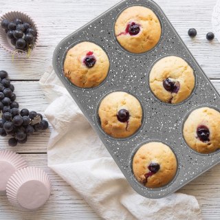 Grupa Orion Sp. z o.o. Forma Foremka do Pieczenia Muffinek Ciastek Granitowa ORION