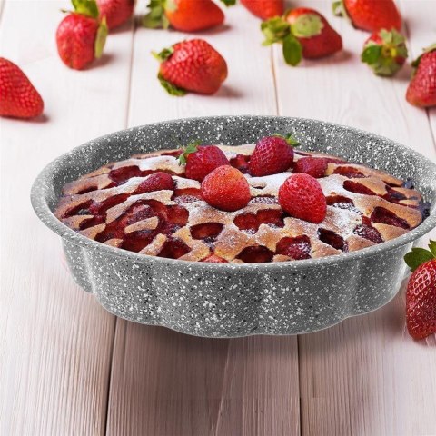 Grupa Orion Sp. z o.o. Forma do Tarty ORION GRANDE Granitowa 28,5 cm Wysoki Brzeg do Zmywarki