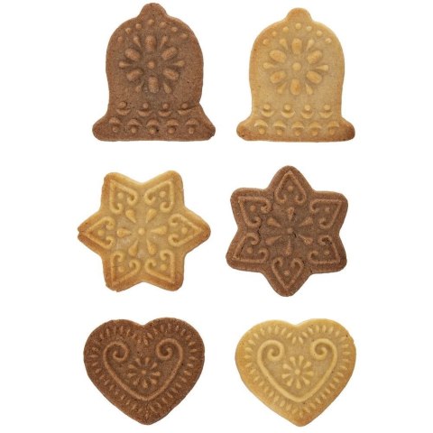 Grupa Orion Sp. z o.o. Forma do Ciastek Świątecznych Drewniana z Wzorem ORION 35x8 cm