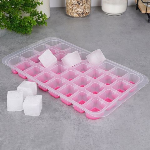 Grupa Orion Sp. z o.o. Forma do Kostek Lodu EXCELLENT Silikonowe Dno 32 szt. do Zmywarki