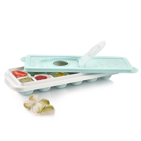 Grupa Orion Sp. z o.o. Forma do Kostek Lodu ORION z Pokrywką Silikonowe Dno 12 szt.