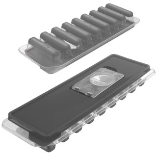 Grupa Orion Sp. z o.o. Forma do Kostek Lodu ORION z Pokrywką Podłużne Silikonowe Dno 9 szt.