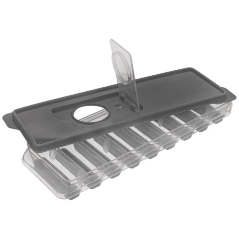 Grupa Orion Sp. z o.o. Forma do Kostek Lodu ORION z Pokrywką Podłużne Silikonowe Dno 9 szt.