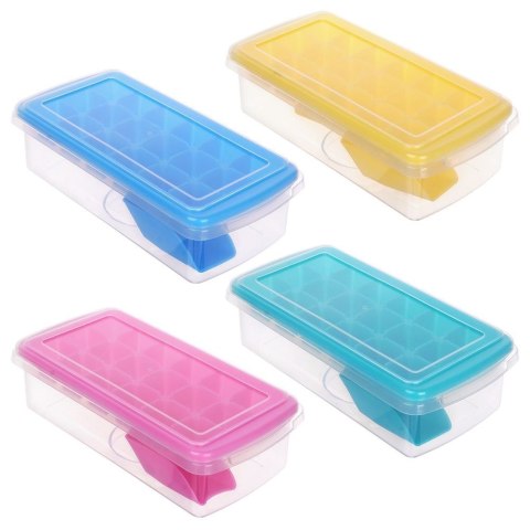 Grupa Orion Sp. z o.o. Forma do Kostek Lodu EXCELLENT Pojemnik Łopatka Silikonowe Dno 18 szt.