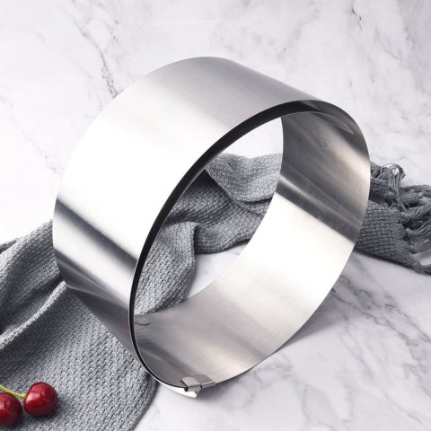 Grupa Orion Sp. z o.o. Forma do Pieczenia Regulowana Stalowa do Ciast Tortów Solidna ORION 16-30cm