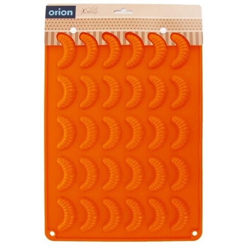 Grupa Orion Sp. z o.o. Forma do Pieczenia 30 Ciastek Rogaliki Silikonowa Solidna ORION 34,5x24,5cm