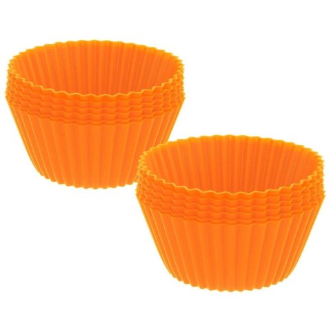 Grupa Orion Sp. z o.o. Foremki do Muffinek Silikonowe ORION SILLINIE 5,5 cm do Piekarnika 12 szt.